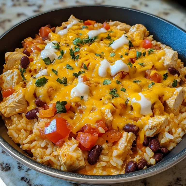One-Pot Cheesy Southwest Chicken & Rice 30 Minutes Easy Delicious
