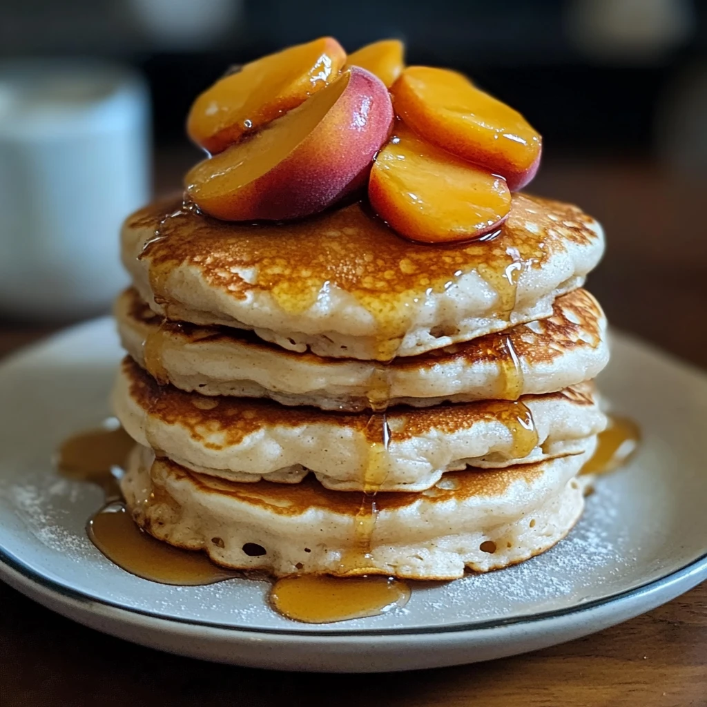 Peach Cobbler Pancakes 30 Minutes Ultimate Delicious