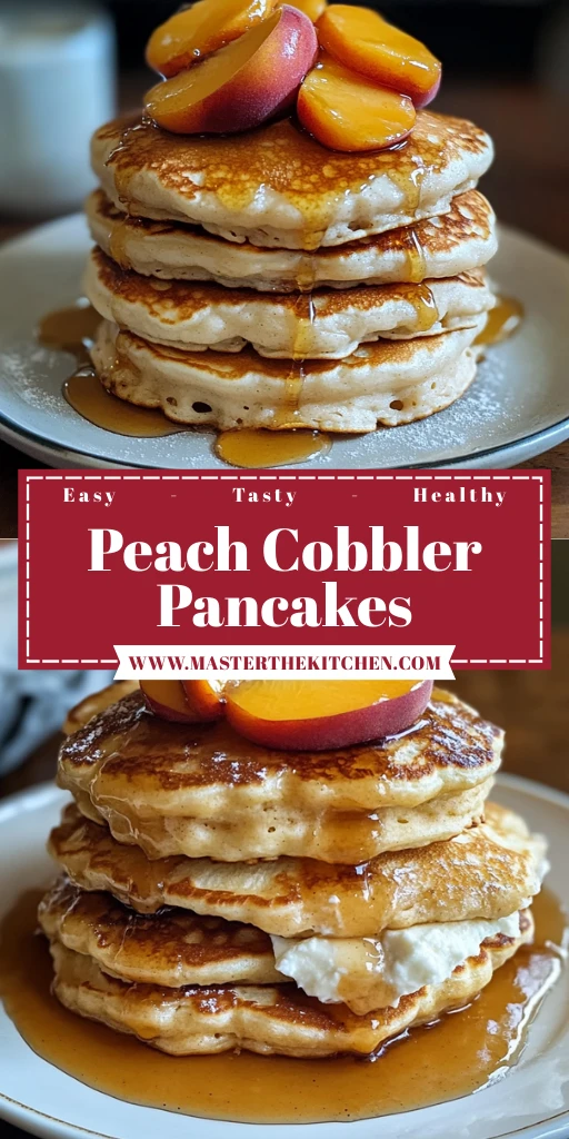 Peach Cobbler Pancakes 30 Minutes Ultimate Delicious