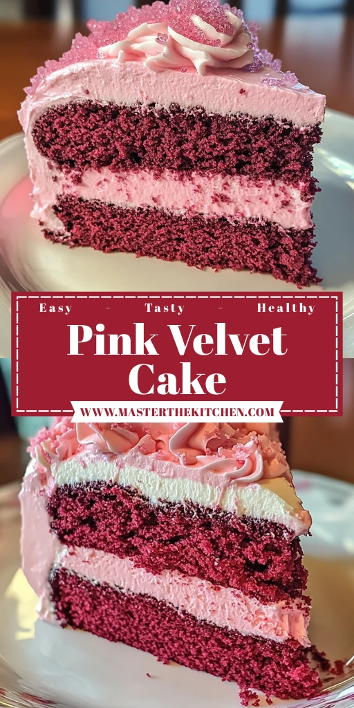 Pink Velvet Cake 5 Steps Ultimate Delicious