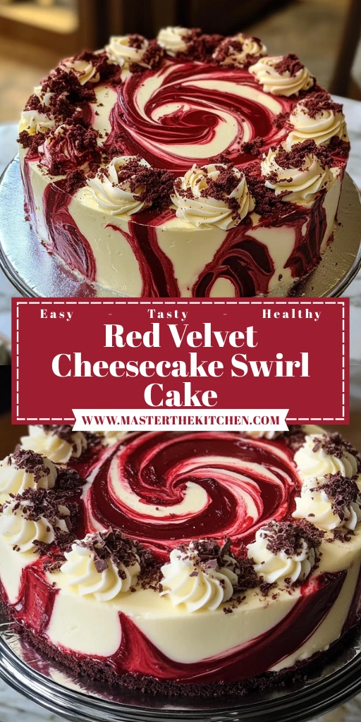 Red Velvet Cheesecake Swirl Cake 30 Minutes Ultimate Delicious
