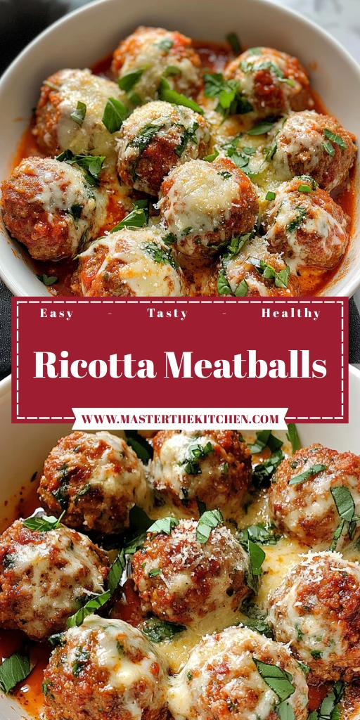 Ricotta Meatballs 20 Servings Ultimate Delicious