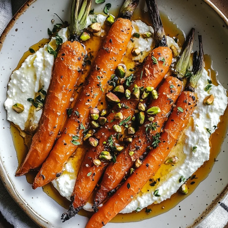 Roasted Carrots with Whipped Ricotta & Hot Honey Delight