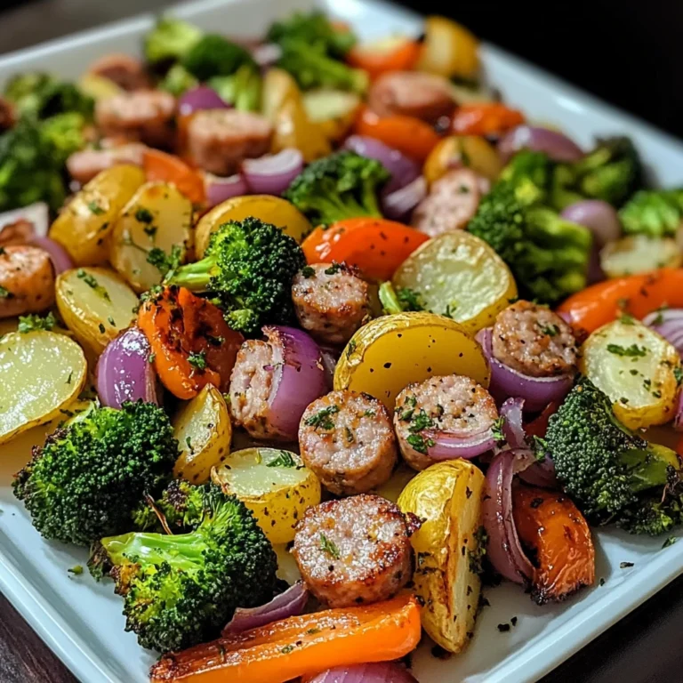Roasted Veggie and Chicken Sausage Sheet 30 Minutes Easy Delicious