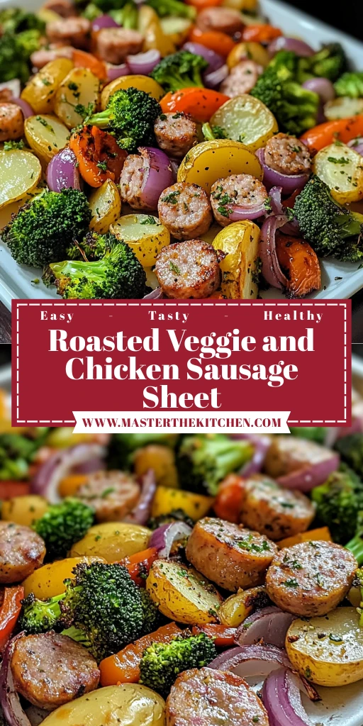 Roasted Veggie and Chicken Sausage Sheet 30 Minutes Easy Delicious