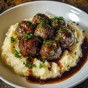 Salisbury Steak Meatballs 30 Minutes Ultimate Delicious
