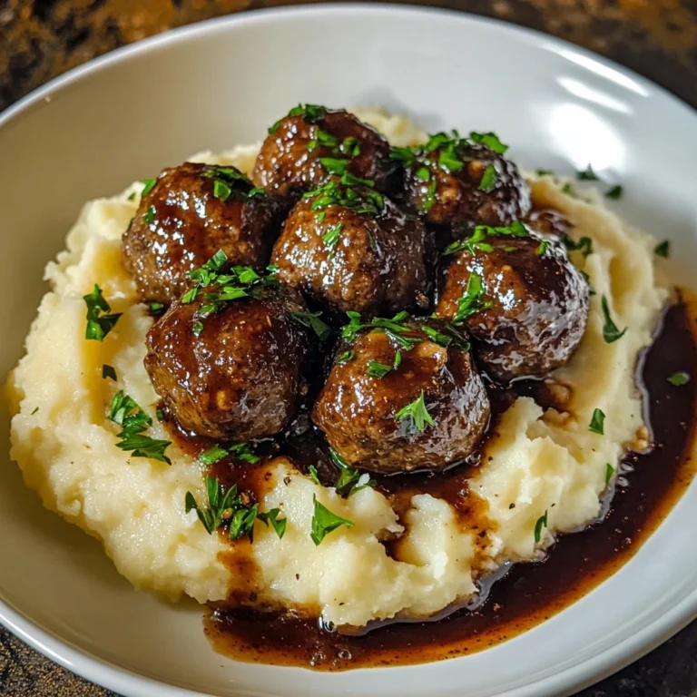 Salisbury Steak Meatballs 30 Minutes Ultimate Delicious
