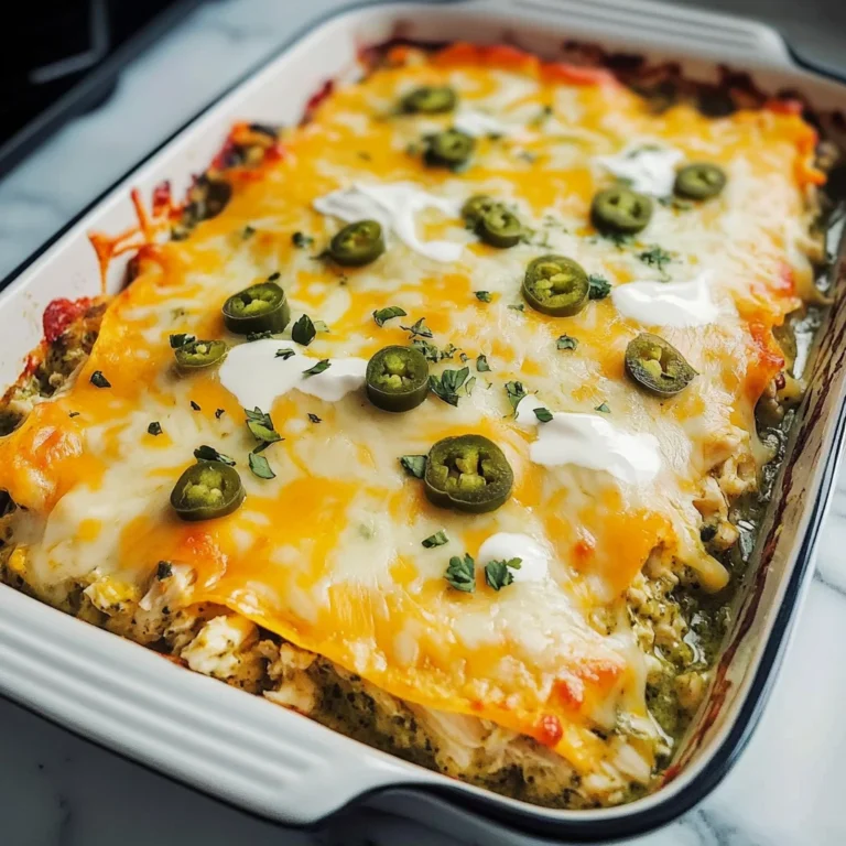 Salsa Verde Chicken Casserole 5 Steps Ultimate Delicious