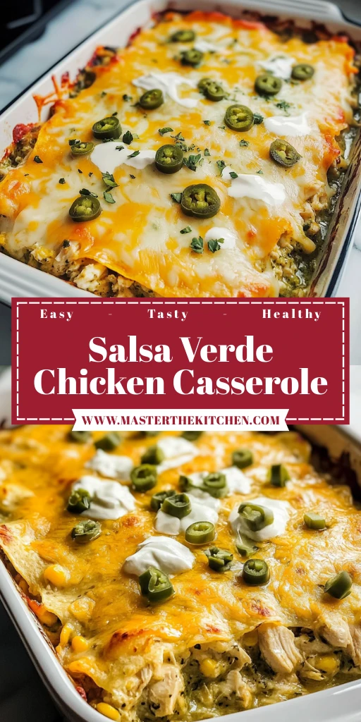 Salsa Verde Chicken Casserole 5 Steps Ultimate Delicious