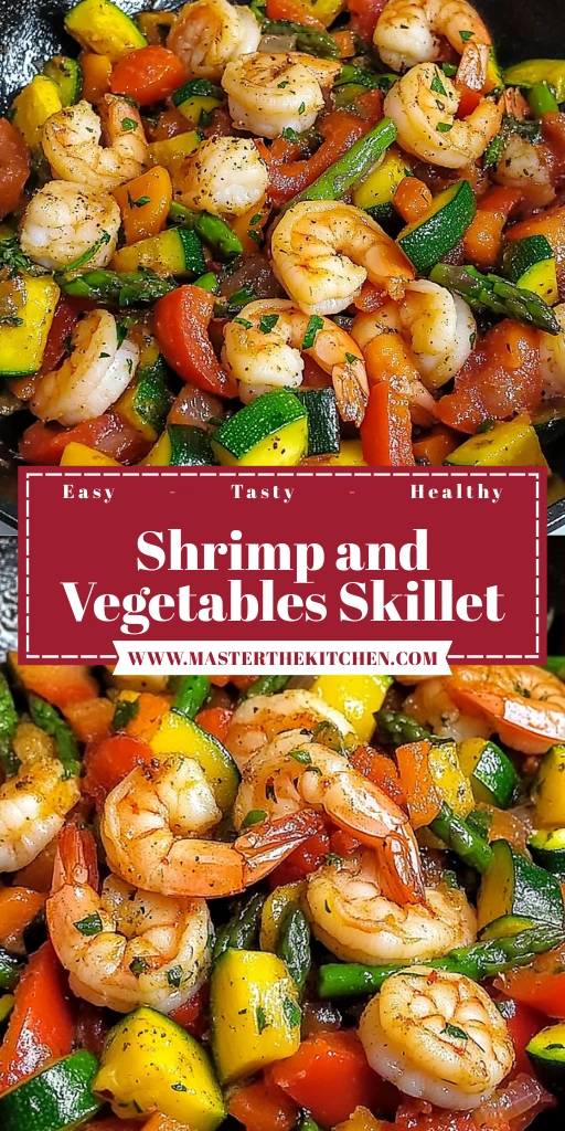 Shrimp and Vegetables Skillet 30 Minutes Easy Delicious