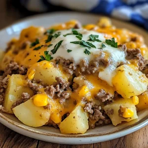 Slow Cooker Cowboy Potato Casserole 6 Ingredients Easy Delicious