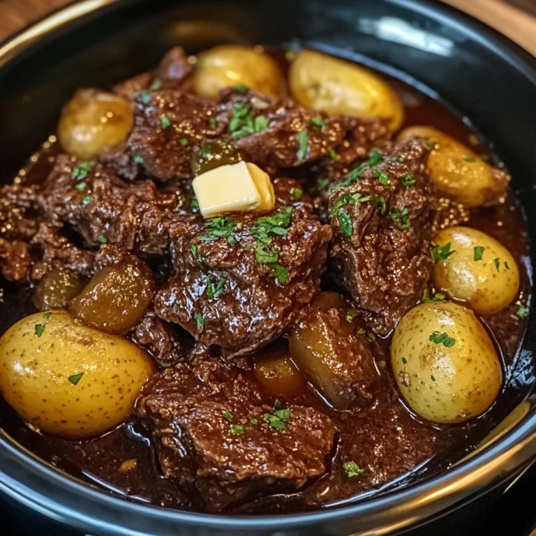 Slow Cooker Garlic Butter Beef with Potatoes: 5 Steps to Amazing