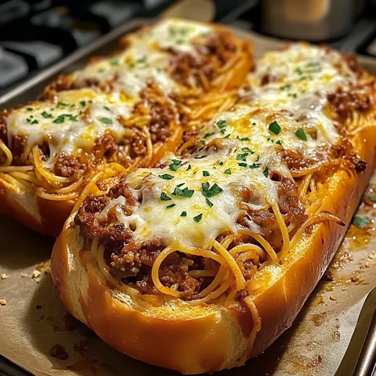 Spaghetti Garlic Bread 4 Servings Ultimate Delicious