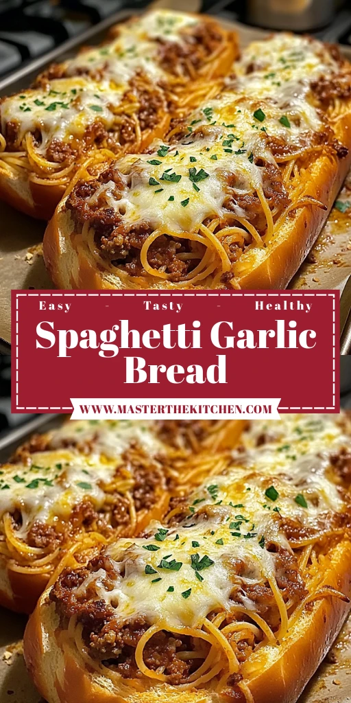 Spaghetti Garlic Bread 4 Servings Ultimate Delicious