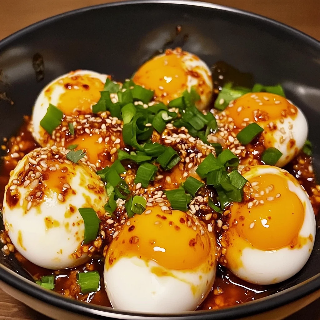 Spicy Gochujang Eggs 6 Ingredients Easy Delicious