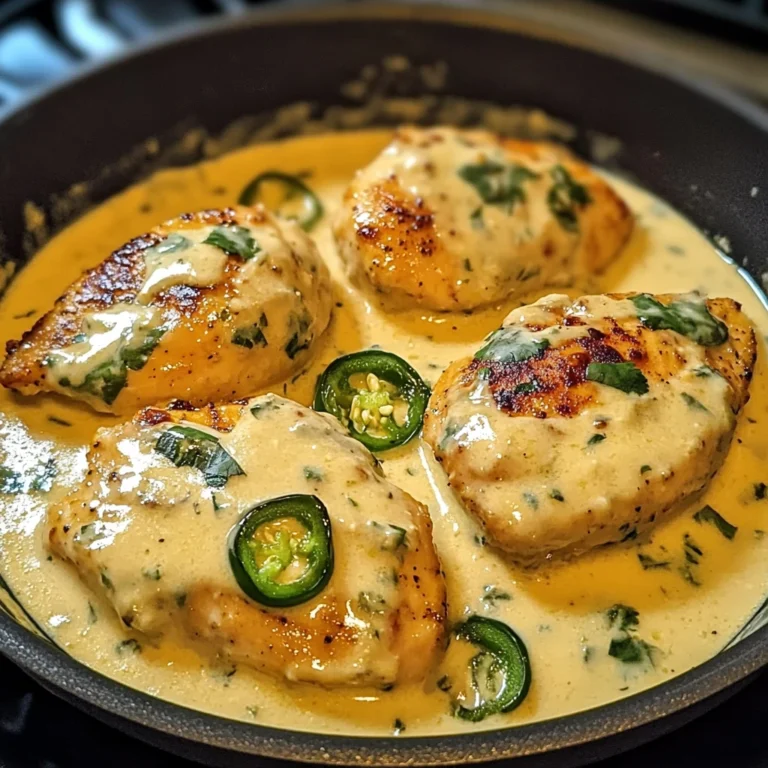 Spicy Jalapeño Chicken with Creamy Sauce in 30 Minutes