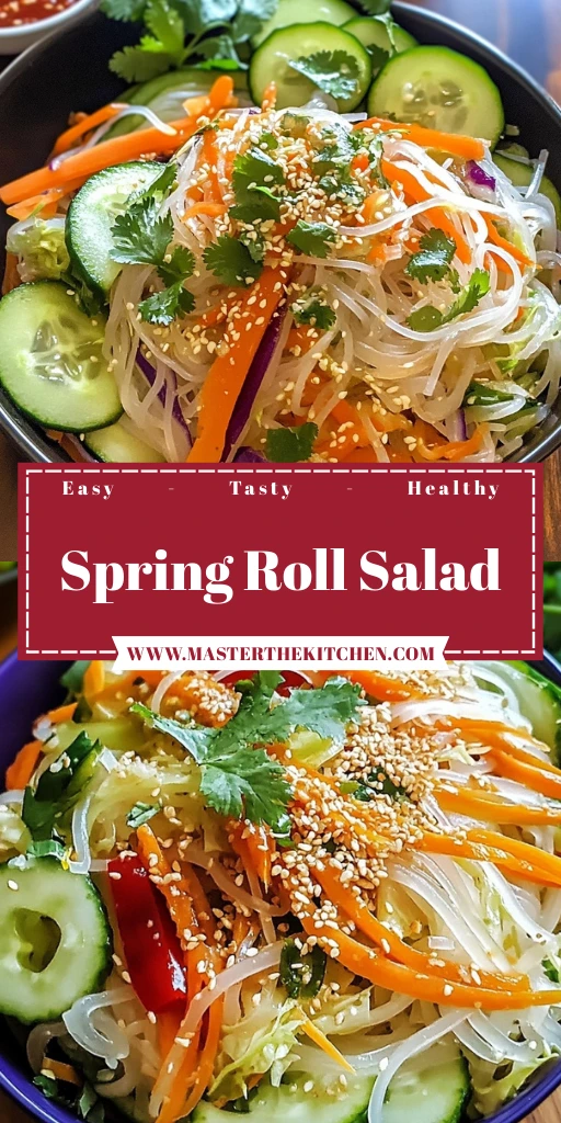 Spring Roll Salad 4 Servings Ultimate Delicious