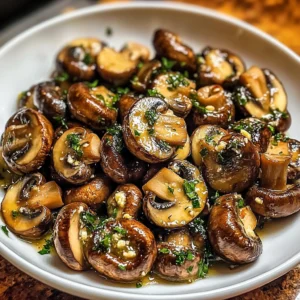 Steakhouse Garlic Butter Mushrooms 4 Servings Awesome Delicious