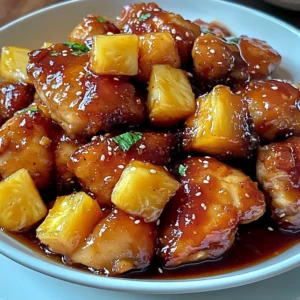 Sticky Pineapple Chicken Thighs 30 Minutes Easy Delicious