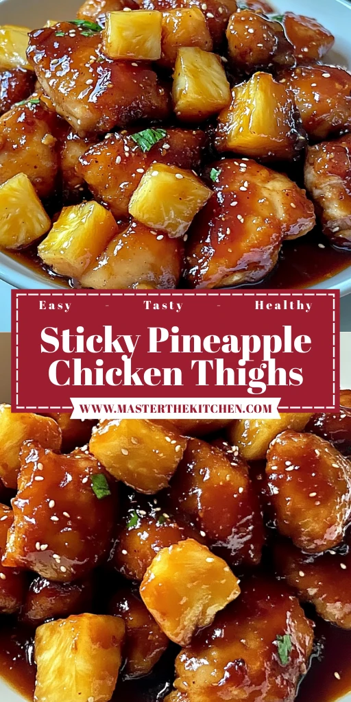Sticky Pineapple Chicken Thighs 30 Minutes Easy Delicious