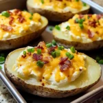 Twice Baked Potatoes 4 Servings Ultimate Delicious