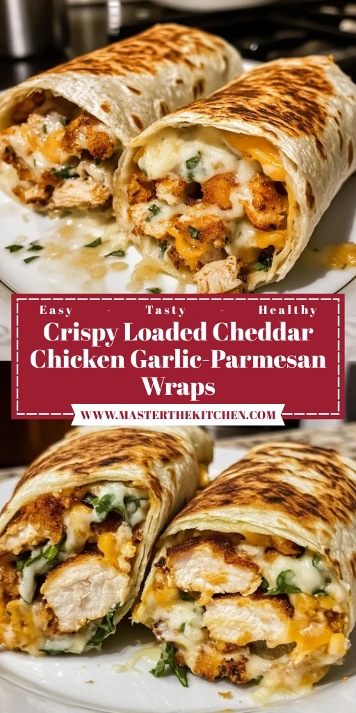 Crispy Loaded Cheddar Chicken Wraps: 5 Steps to Amazing
