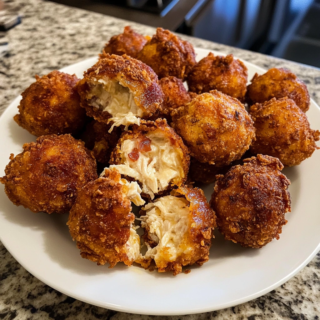 Deep-Fried Bacon Chicken Ranch Crater Bombs 30 Minutes Ultimate Delicious