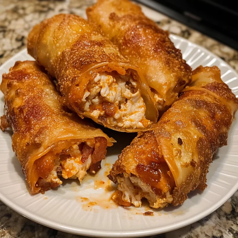 Stuffed Crispy Bacon Chicken Buffalo Egg Rolls 30 Minutes Amazing