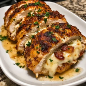 Stuffed Crispy Chicken Bacon Garlic-Parmesan Pockets 30 Minutes Ultimate Delicious