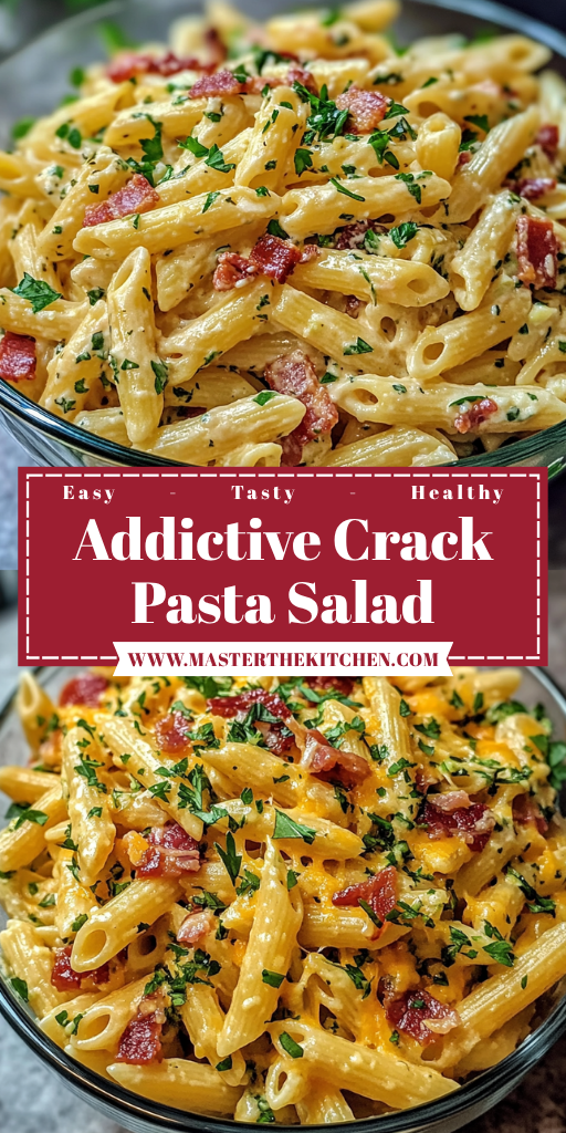 Addictive Crack Pasta Salad 4 Servings Ultimate Delicious
