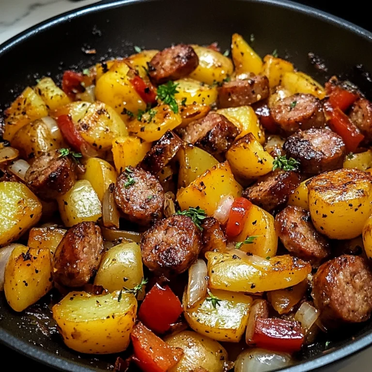 Beef Sausage and Potato Skillet 30 Minutes Easy Delicious