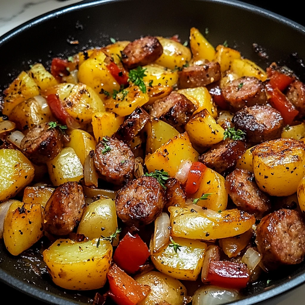 Beef Sausage and Potato Skillet 30 Minutes Easy Delicious