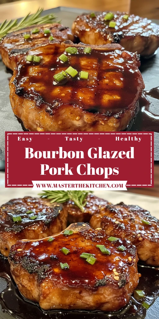 Bourbon Glazed Pork Chops 4 Ingredients Perfectly Delicious