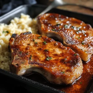 Brown Sugar Pork Chops 4 Servings Easy Delicious