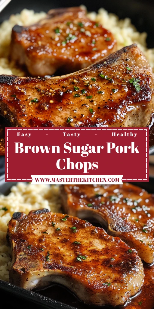 Brown Sugar Pork Chops 4 Servings Easy Delicious