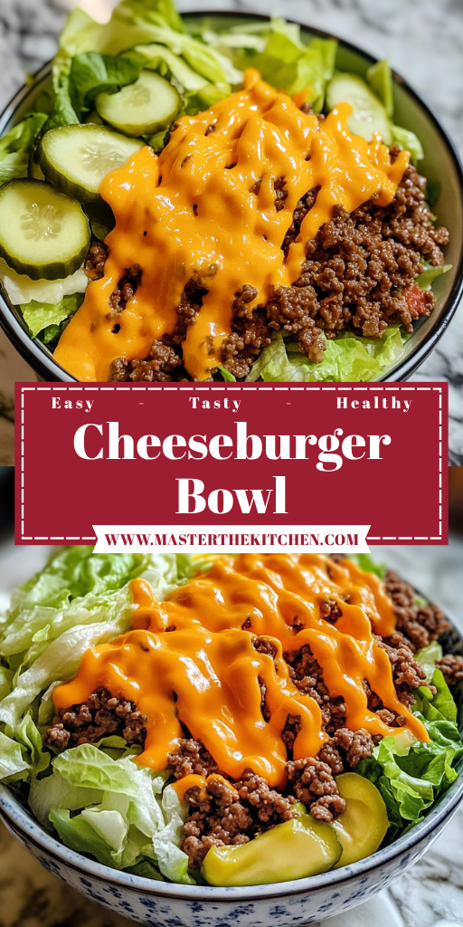 Cheeseburger Bowl 6 Ingredients Easy Delicious