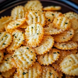 Cheesy Garlic Ritz Bits Snacks 5 Steps Ultimate Delicious