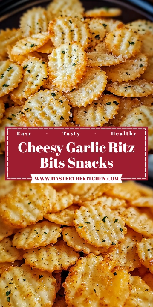 Cheesy Garlic Ritz Bits Snacks 5 Steps Ultimate Delicious