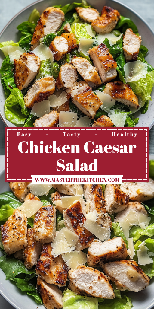 Chicken Caesar Salad 4 Servings Easy Delicious