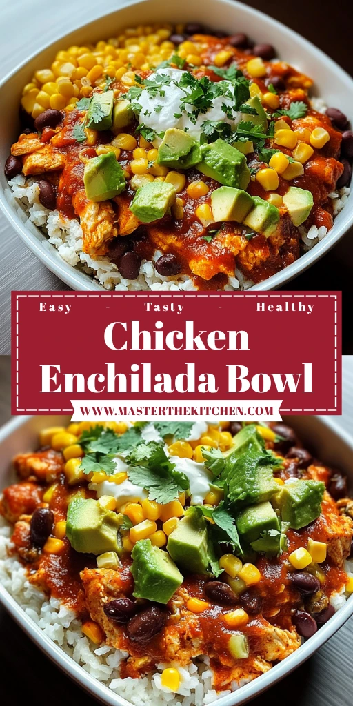 Chicken Enchilada Bowl 30 Minutes Easy Delicious
