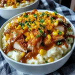 Chicken Mashed Potato Bowls 4 Servings Ultimate Delicious
