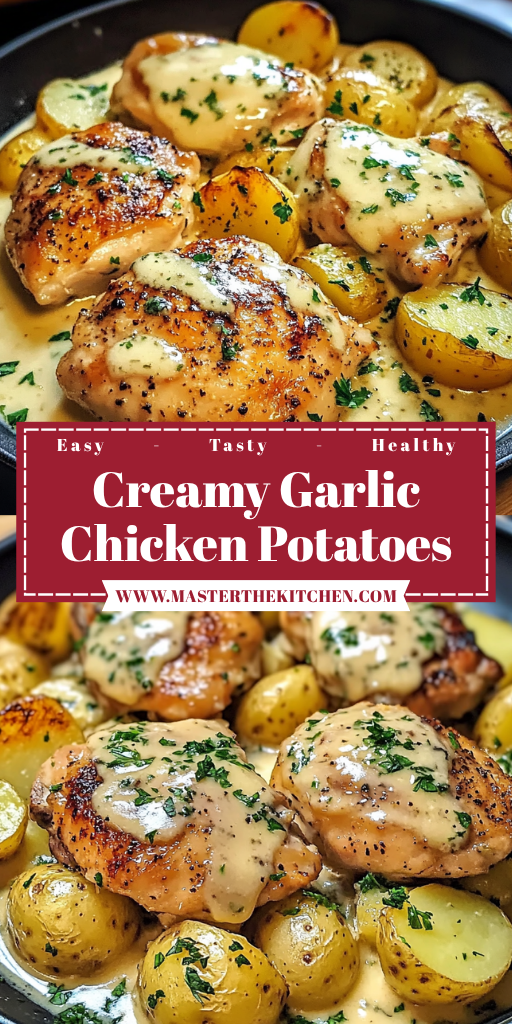 Creamy Garlic Chicken Potatoes 35 Minutes Ultimate Delicious