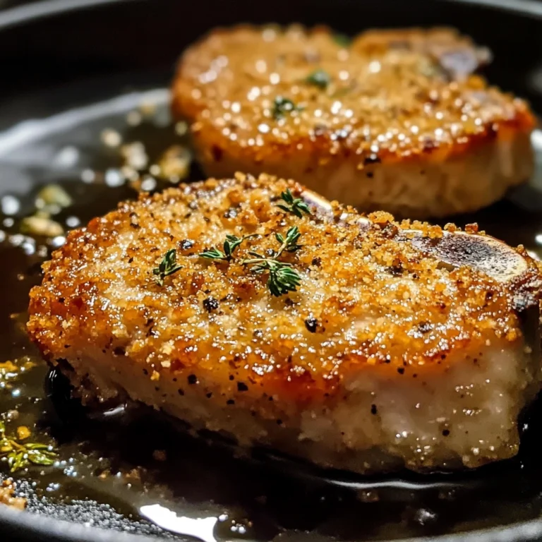 Crispy Oven Baked Pork Chops 4 Servings Easy Delicious