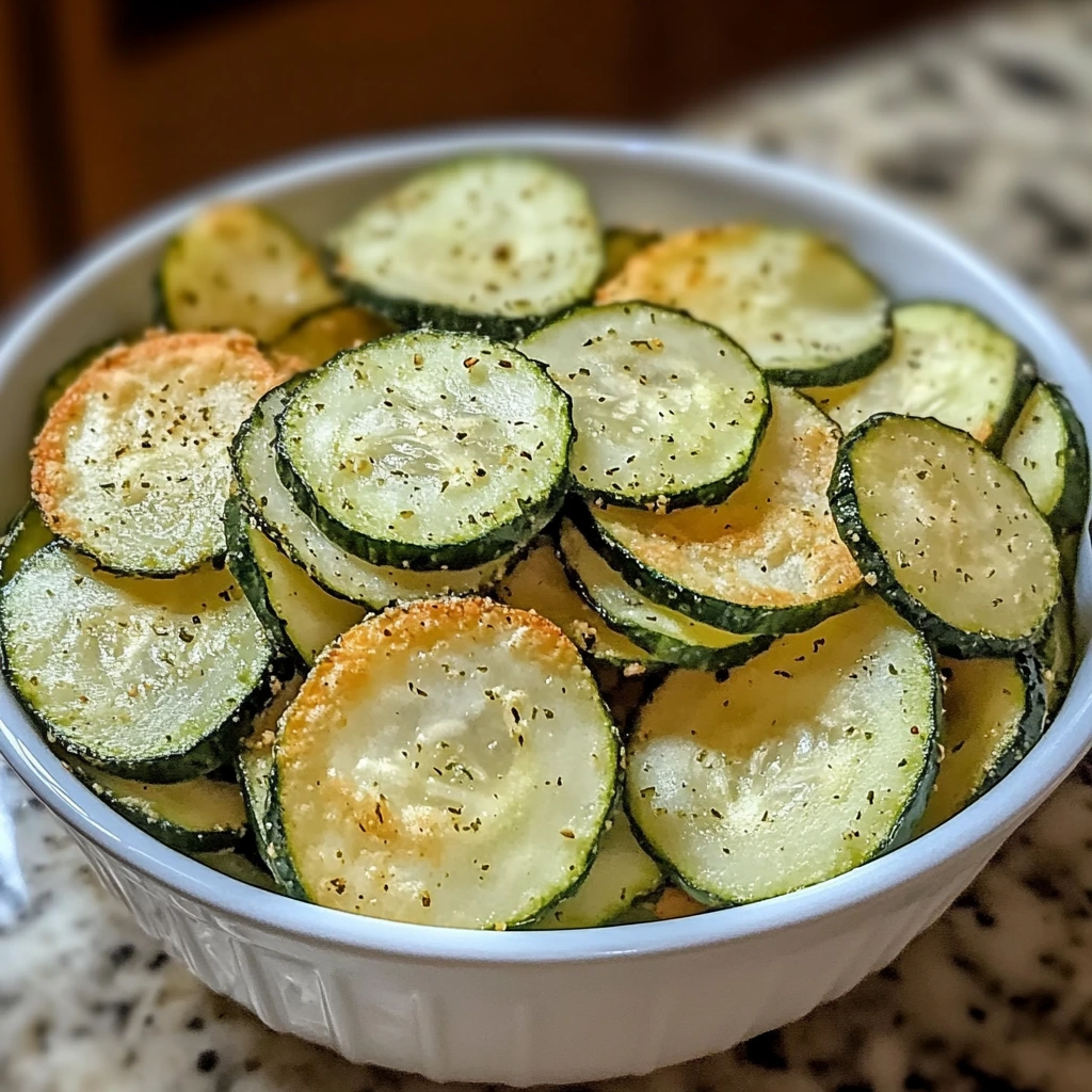 Crunchy Ranch Cucumber Chips 4 Servings Easy Delicious