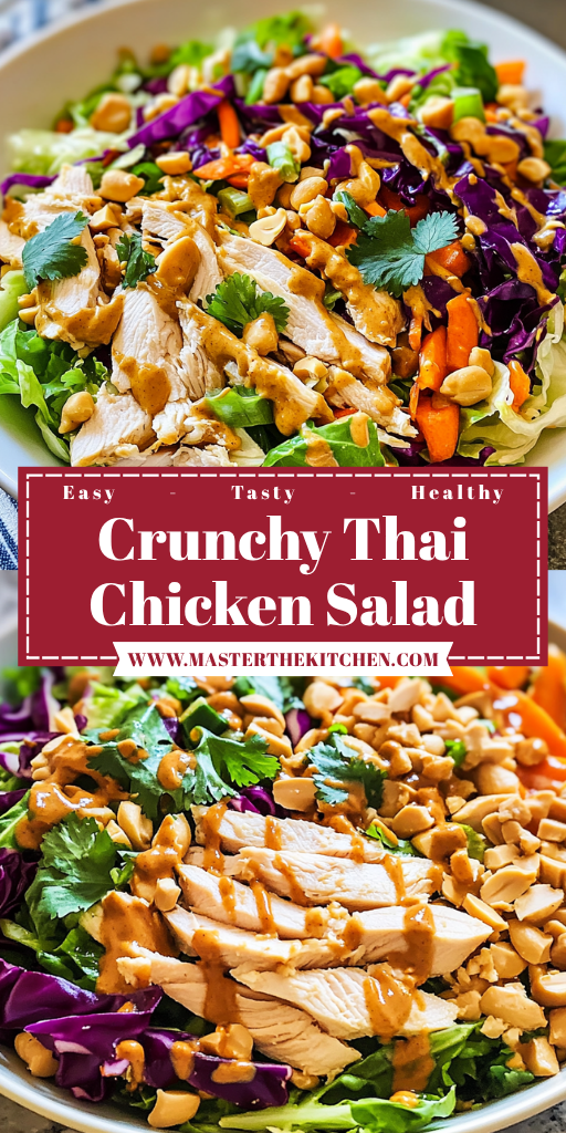 Crunchy Thai Chicken Salad 4 Servings Ultimate Delicious