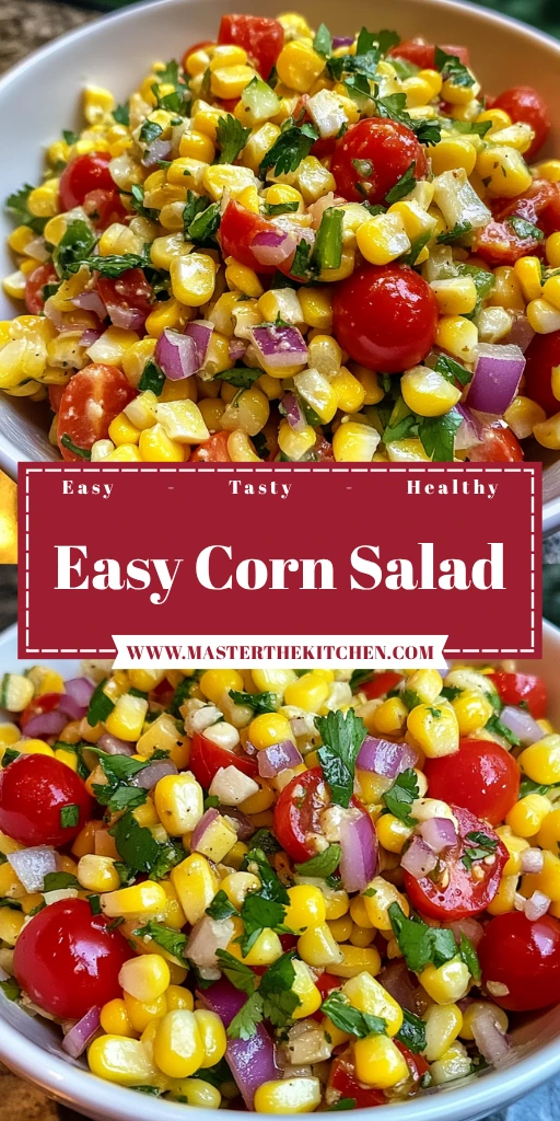 Easy Corn Salad 6 Ingredients Awesome Delicious