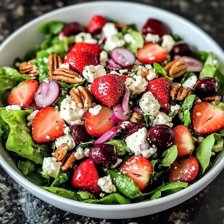 Easy Strawberry Spring Mix Salad 5 Steps Amazing