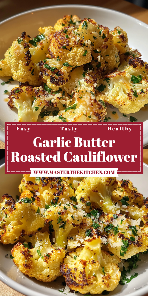 Garlic Butter Roasted Cauliflower 30 Minutes Easy Delicious