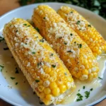 Garlic Parmesan Corn on the Cob 4 Servings Ultimate Delicious