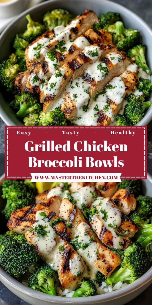 Grilled Chicken Broccoli Bowls 30 Minutes Easy Delicious